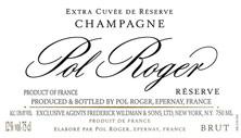 Etiquette du vin Brut Réserve Pol Roger 1995