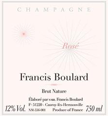 Wine label Noir et Blanc Extra-Brut Francis Boulard ----