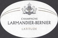 Etiquette du vin Latitude Blanc de Blancs Extra-Brut Larmandier-Bernier ----