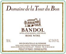 Etiquette du vin Bandol La Tour du Bon Agnès Henry 2004