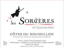 Etikette des Weins Côtes du Roussillon Clos des Fées Les Sorcières Hervé Bizeul 2013