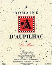 Etiquette du vin Coteaux du Languedoc Aupilhac (Domaine d') Lou Maset Sylvain Fadat 2013