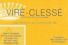 Etichetta Viré-Clessé Héritiers du Comte Lafon (Domaine des) 2020