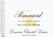 Etichetta Pommard Les Vaumuriens Chantal Lescure 2021