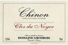 Wine label Chinon Clos du Noyer Domaine Grosbois 2010