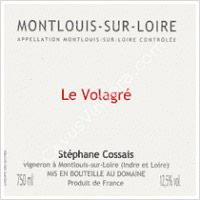Etichetta Montlouis-sur-Loire Le Volagré Stéphane Cossais 2008