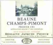 Etichetta Beaune 1er Cru Champs-Pimont Jacques Prieur (Domaine) 1997