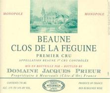 Etichetta Beaune 1er Cru Clos de la Féguine Jacques Prieur (Domaine) 1994