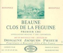Etichetta Beaune 1er Cru Clos de la Féguine Jacques Prieur (Domaine) 2003