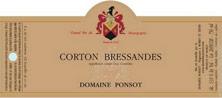 Wine label Corton Grand Cru Bressandes Ponsot (Domaine) 2011