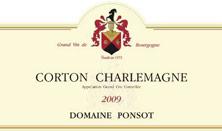 Wine label Corton-Charlemagne Grand Cru Ponsot (Domaine) 2012