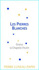 Etiquette du vin Muscadet-Sèvre-et-Maine Les Pierres Blanches Luneau-Papin 2014