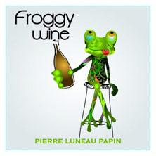 Etiquette du vin Muscadet-Sèvre-et-Maine sur lie Froggy Wine Luneau-Papin 2013