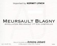 Etikette des Weins Meursault 1er Cru Blagny François et Antoine Jobard (Domaine) 2010