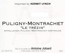 Etikette des Weins Puligny-Montrachet Le Trézin François et Antoine Jobard (Domaine) 1999
