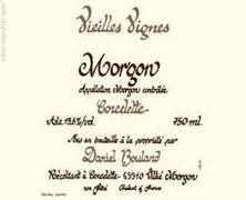Etikette des Weins Morgon Vieilles Vignes Daniel Bouland (Domaine) 2008