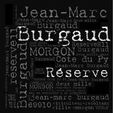 Etiquette du vin Morgon Réserve Jean-Marc Burgaud (Domaine) 2010