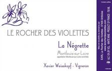 Etiquette du vin Montlouis-sur-Loire Le Grand Clos (anciennement La Négrette) Le Rocher des Violettes 2015