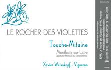 Etichetta Montlouis-sur-Loire Touche Mitaine Le Rocher des Violettes 2019