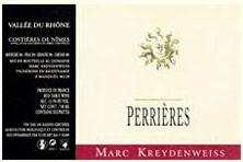 Etikette des Weins Costières de Nîmes Marc Kreydenweiss Perrières Marc Kreydenweiss 2012