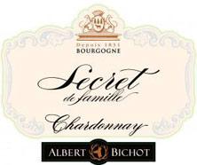 Etiquette du vin Bourgogne Chardonnay Secret de famille Albert Bichot 2013