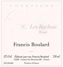 Etichetta Les Rachais Extra-Brut Francis Boulard 2009
