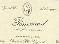 Etikette des Weins Pommard Blain-Gagnard (Domaine) 1990