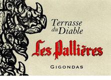 Wine label Gigondas Terrasses du diable Les Pallières (Domaine) 2010