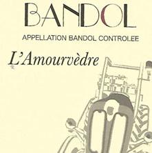 Etiquette du vin Bandol L'Amourvèdre Les Terres Promises 2018
