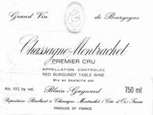 Etikette des Weins Chassagne-Montrachet Blain-Gagnard (Domaine) 2005