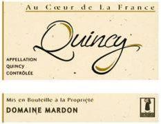 Etichetta Quincy Mardon (Domaine) 2013