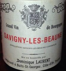 Etiquette du vin Savigny-lès-Beaune Dominique Laurent 2011
