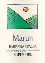 Etichetta Barbera d'Alba Marun Matteo Correggia 2011
