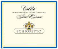Etichetta IGT Venezia Giulia Schiopetto Collio Pinot Bianco 2012