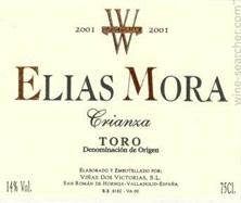 Etikette des Weins Toro Elias Mora Crianza Dos Victorias 2007