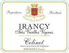 Etichetta Irancy Très Vieilles Vignes Colinot 2013