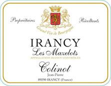 Etikette des Weins Irancy Les Mazelots Stéphanie Colinot 2014