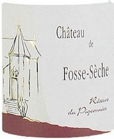Etichetta Vin de France (anciennement Saumur Puy-Notre-Dame) Réserve du Pigeonnier Château de Fosse-Sèche 2000
