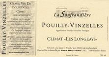 Wine label Pouilly-Vinzelles Les Longeays La Soufrandière - Bret Brothers 2003
