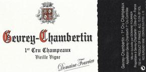 Etichetta Gevrey-Chambertin 1er Cru Les Champeaux Vieilles Vignes Fourrier (Domaine) 2020