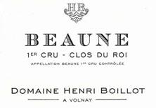 Etikette des Weins Beaune 1er Cru Clos du Roi Domaine Jean Boillot 1988