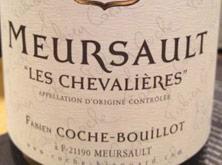 Wine label Meursault Les Chevalières Fabien Coche 2017