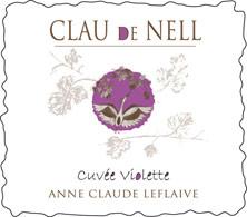 Etiquette du vin Anjou Cuvée Violette Clau de Nell 2021