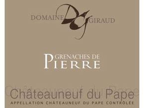 Etiquette du vin Châteauneuf-du-Pape Les Grenaches De Pierre Giraud (Domaine) 2011