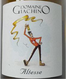 Etichetta Vin de Savoie Altesse Giachino 2016