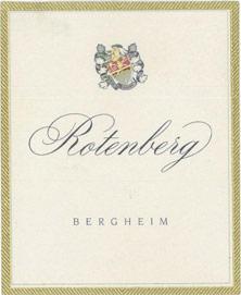 Wine label Alsace Rotenberg La Colline rouge Marcel Deiss (Domaine) 2011