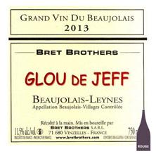 Etikette des Weins Beaujolais Leynes - Glou De Jeff Bret Brothers 2013