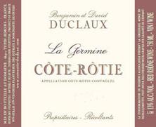 Etichetta Côte-Rôtie La Germine Domaine Duclaux 2007