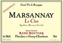 Etichetta Marsannay Le Clos Monopole René Bouvier (Domaine) 2020