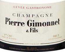Etiquette du vin Gastronome Pierre Gimonnet 2010